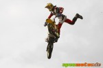 Motocross Freestyle-Show unter dem Hallendach