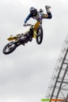 Motocross Freestyle-Show unter dem Hallendach